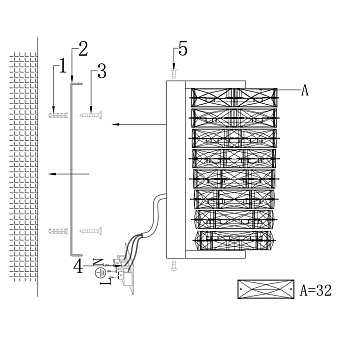 Светильник настенный Maytoni Coil MOD124WL-L6CH3K 6Вт LED