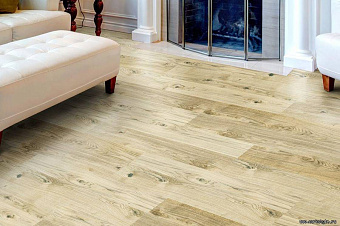 Пробковый пол CORKSTYLE WOOD-GLUE 915х305х6мм Oak Virginia White Oak Virginia White_GLUE 3,36кв.м