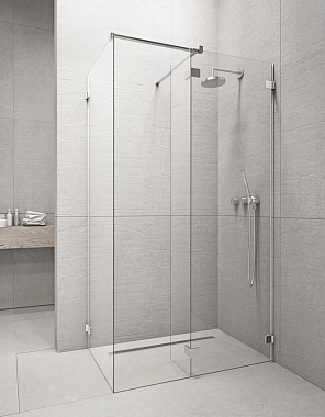 Боковая стенка душевого угла RADAWAY Euphoria Walk-in W3 110 200х110см стекло прозрачное