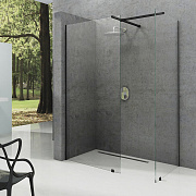 Неподвижная стенка Ravak ST Walk-In Wall 1300 x 2000 черный + транспарент GW9WJ0300Z1