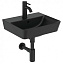 Смеситель для раковины IDEAL STANDARD CERALINE BC193XG чёрный матовый