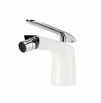 Смеситель для биде LEMARK Melange LM4908CW белый/хром