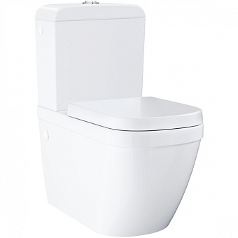Унитаз напольный GROHE Euro Ceramic 39462000 безободковый с микролифтом