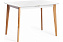 Кухонный стол раскладной AWENTA Claire 75х110х75см МДФ Natural/White