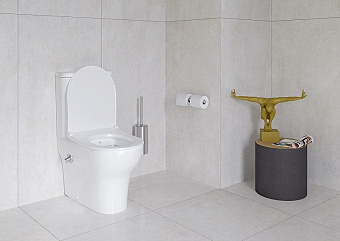 Унитаз напольный VITRA Zentrum 9012B003-7226 ободковый с микролифтом