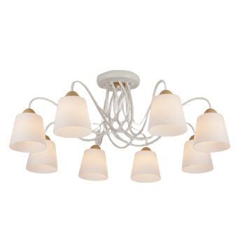 Люстра потолочная Eurosvet Betty 70062/8 белый 40Вт 8 лампочек E27