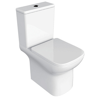 Унитаз напольный Azario Alba AZ-8323 безободковый с микролифтом