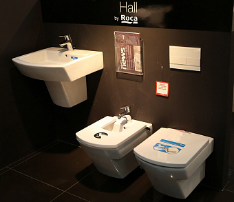 Унитаз подвесной ROCA Hall 7.3466.2.700.0 ободковый с микролифтом