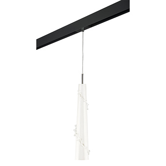 Трековый светильник Lightstar Petalo PRO804310 40Вт E14 белый для однофазного трека