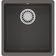 Мойка кухонная LEMARK SINARA 400-U 9910065 42х40см серый шелк