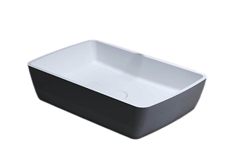 Раковина накладная SALINI GLORIA 1102212M S-Stone матовая 65х40см