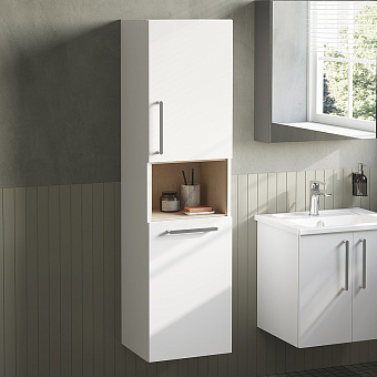 Пенал подвесной VITRA Root 66231 36х42х155см белый