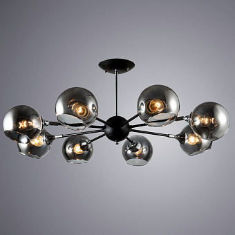 Люстра потолочная Arte Lamp LAGOS A2708PL-8BK 60Вт 8 лампочек E27