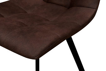 Кухонный стул AERO 45х52х87см сталь/экозамша Shoko