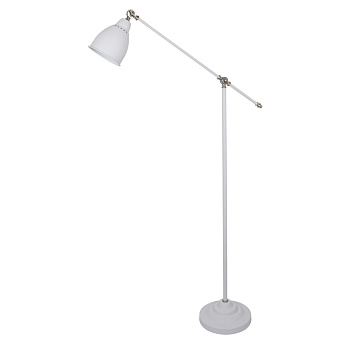 Торшер Arte Lamp BRACCIO A2054PN-1WH 60Вт E27