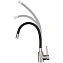 Смеситель для кухни Maxonor MN7280-8 поворотный излив чёрный