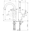 Смеситель для раковины IDEAL STANDARD CERAPLAN BD234AA chrome