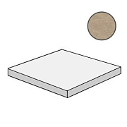 Плитка для ступеней Atlas Concord Италия Marvel Edge AFC2 Elegant Sable Scalino Angolare Lap. 33х33см 0,109кв.м. полуматовая