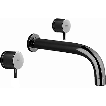 Смеситель для раковины Cisal Less New LN01351140 чёрный (матовый)