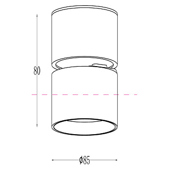 Светильник точечный накладной Maytoni Onda C024CL-L12B4K 12,3Вт LED