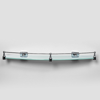 Полка в ванную овальная WASSERKRAFT Dill K-3944 1-ярусная 14,5х50см хром