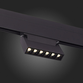 Магнитный трековый светильник ST Luce NANE ST364.446.06 6Вт LED чёрный