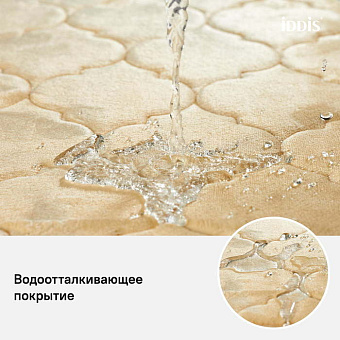 Коврик для ванной IDDIS Basic B21P580i12 50х80см жёлтый