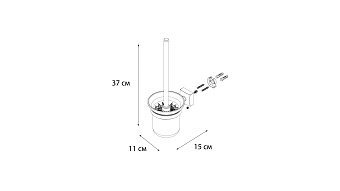 Ёршик FIXSEN KVADRO FX-61313 хром