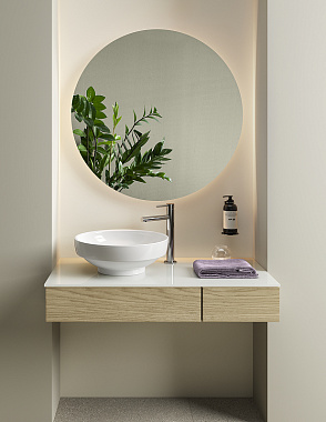 Столешница VITRA Origin 65713 Стекло 48х90,5см белый