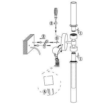 Светильник настенный Maytoni Stelo MOD116WL-L7BS3K 7Вт LED