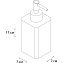 Дозатор FIXSEN Dony FX-232-1 белый/серый/синий