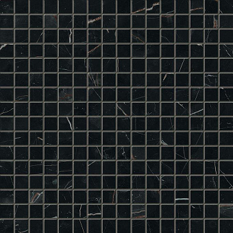 Керамическая мозаика Atlas Concord Италия Marvel Dream 9MQK Black Atlantis Mosaic Q 30,5х30,5см 0,558кв.м.
