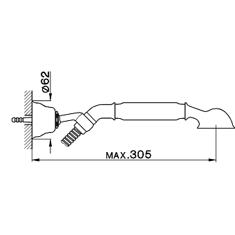 Душевой комплект Cisal Shower AR00305021 хром