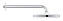 Верхний душ GROHE Tempesta 250 Cube 26687000 белый/хром