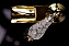 Смеситель для ванны Boheme Vogue Crystal 213-CRST золотой