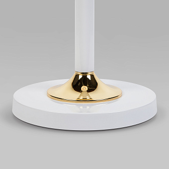 Торшер Eurosvet Lorenzo 01086/1 глянцевый белый 40Вт E27