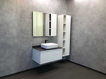 Шкаф зеркальный Comforty Милан-90 00004137130CF 16х88х80см без подсветки
