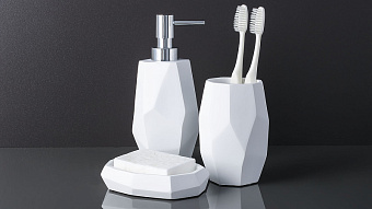 Стакан в ванную FIXSEN Flat FX-290-3 белый