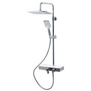 Душевая система WASSERKRAFT A11301 Thermo бежевый/хром