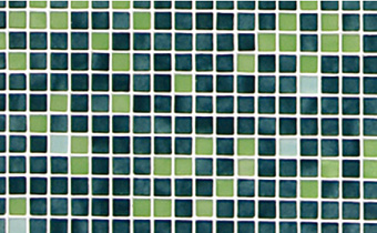 Стеклянная мозаика Ezzari VERDE №8 белый/зелёный 31,3х49,5см 2кв.м.