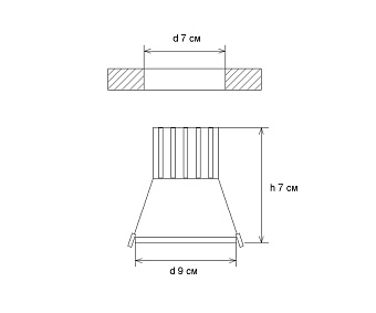 Светильник точечный встраиваемый KINK Light Точка 2152,16 7Вт LED