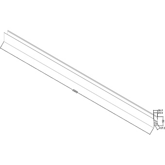 Магнитный трек Maytoni TRX034-412B 2000мм чёрный