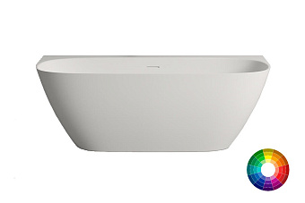 Ванна каменная SALINI SOFIA 102517GRH 160х80см пристенная