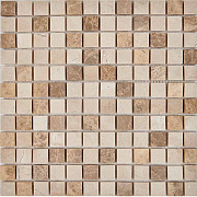 Мозаика PIXEL Каменная PIX276 Emperador Light/Crema Nova мрамор 30,5х30,5см 0,93кв.м.