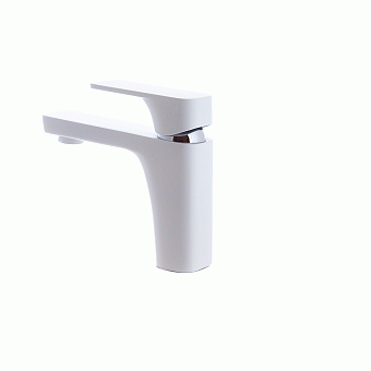 Смеситель для раковины D&K BerlinSteinbeis DA1432126 белый матовый