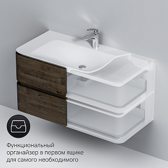 Тумба под раковину подвесная AM-PM Sensation M30FHX1002TF 48,5х100х51,5см