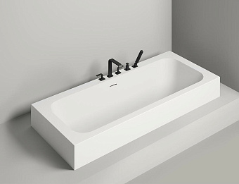 Ванна каменная SALINI ORLANDA 103322MRH 180х80см встраиваемая