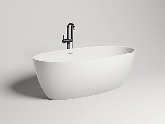 Ванна каменная SALINI ALDA 101912G S-Sense глянцевая 170х80см отдельностоящая