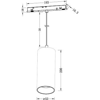Магнитный трековый светильник Maytoni Focus LED TR041-4-12W3K-M-DS-B 12Вт LED чёрный