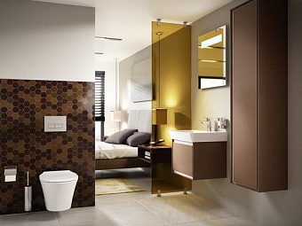 Пенал подвесной IDEAL STANDARD CONNECT AIR E0832VY 30х40х160см matt dark brown + matt white